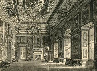 Salon Królowej Karoliny, Pałac Kensington, ok. 1876 r.