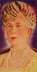 Queen Mary, małżonka króla Jerzego V, 1935