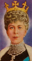Królowa Mary, małżonka króla Jerzego V, podczas swojego pierwszego otwarcia parlamentu, 1911 1935