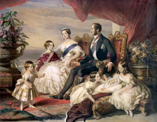 „Królowa Wiktoria i książę Albert z piątką swoich dzieci”, 1846 r