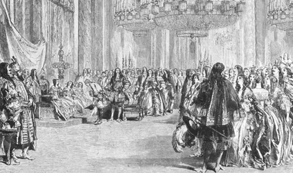 Bal kostiumowy „Renowacja Królowej Wiktorii” w Pałacu Buckingham, 6 czerwca 1845, 1901.