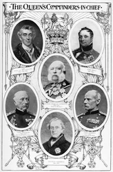 Naczelni dowódcy królowej Wiktorii, 1901