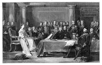 Pierwsza rada królowej Wiktorii, c1837