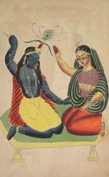 Radha i Kryszna, 1800.