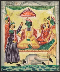 Rama i Sita, 1800 rok.