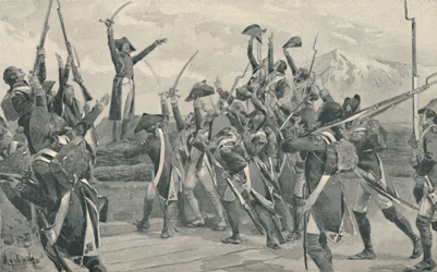 Żołnierze Rampons składają przysięgę, że nigdy się nie poddadzą, 1796, 1896