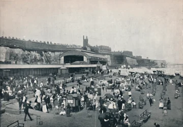 Ramsgate - Żywy widok na piaski, 1895