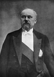 Raymond Poincare, polityk francuski, ok. 1920 r.