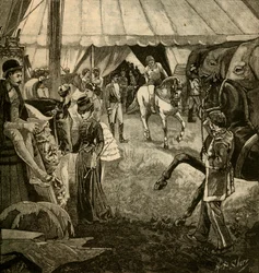 Gotowy do wezwania na ring, 1882.