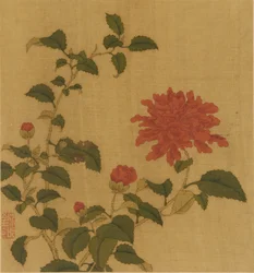 Czerwona Piwonia, dynastia Qing, XVIII wiek.