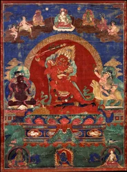 Czerwony Yamari Falancade B Virupa & Dombi Heruka