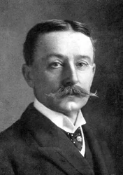 René François Nicolas Marie Bazin 1853-1932, francuski powieściopisarz, początek XX wieku