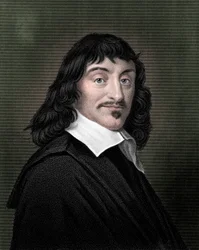 Rene Descartes, francuski filozof i matematyk, 1835