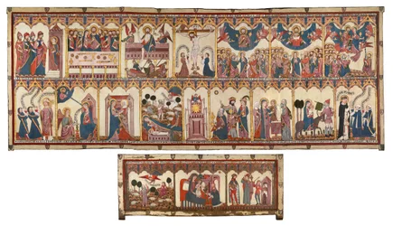 Retable i Frontal Życia Chrystusa i Dziewicy wykonane dla Pedro López de Ayala, 1396.