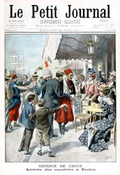 Powrót z Chin, Przybycie repatrianta, Tulon, 1901