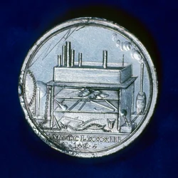 Rewers medalu pamiątkowego dla Josepha Priestleya, angielskiego chemika, 1803