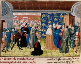 Ryszard II oddając koronę, 1399
