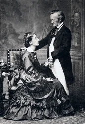Richard i Cosima Wagnerowie, koniec XIX wieku