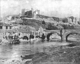 Zamek Richmond, North Yorkshire, 1894.