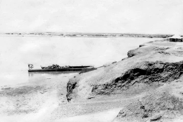 Prawy brzeg rzeki Tygrys i Samarra, Mezopotamia, 1918