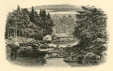 Scena rzeczna, Langdale, ok. 1890 r.