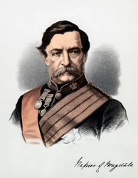 Robert Cornelius Napier, 1. baron Napier z Magdali, żołnierz brytyjski, ok. 1880 r.