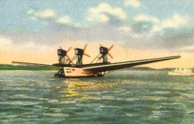 Latająca łódź Rohrbach Romar, lata 20., 1932.