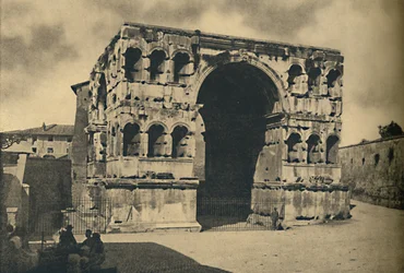 Roma - Łuk Janusa Quadrifrons w Forum Boarium, 1910