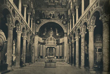 Roma – Bazylika św. Agnieszki za murami na ulicy Nomentana, 1910