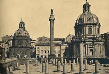 Roma - Kolumna Trajana, 1910