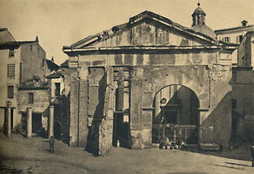 Rzym - Portyk Oktawii, 1910