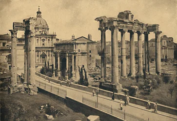 Roma - Forum Romanum, 1910