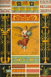 Rzymskie malowidło ścienne i polichromowane płaskorzeźby, 1898 r.