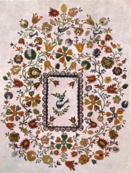 Malarstwo pokojowe, Morawy, Czechosłowacja, 1928.