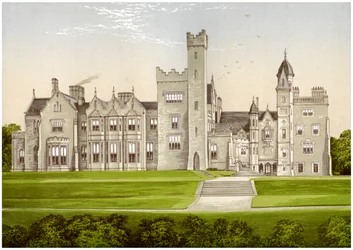 Rossmore Park, hrabstwo Monaghan, Irlandia, dom Lorda Rossmore, ok. 1880 r.