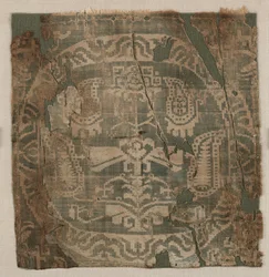 Okrągły z kanciastą palmą, z tuniki, 650-850.
