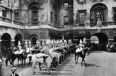 Royal Horse Guards, zmiana warty, Londyn, 1915