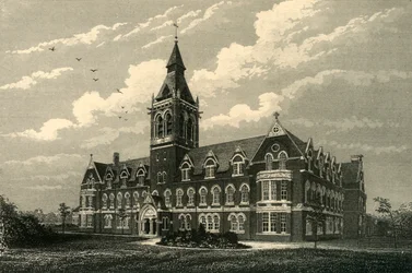 Royal Victoria Patriotyczny Azyl dla dziewcząt, c1878.