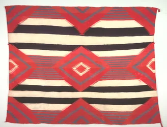 Dywan Trzecia faza stylu Chief Blanket, Germantown Weaving, ok. 1930 r. 1890-1910.