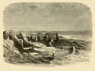 Ruiny w Sais, 1890.