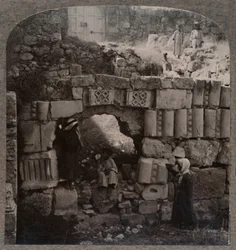 Ruiny Domu Łazarza, ok. 1900