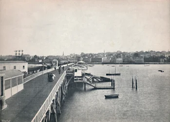 Ryde - Widok z molo, 1895