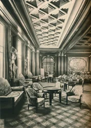 S. S Ile de France, Wielki Salon, ok. 1927
