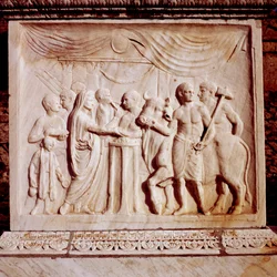 Ofiara wołu, świątynia Wespazjana, Pompeje, Włochy, I wiek