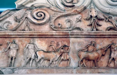 Scena poświęcenia na Ara Pacis, Rzym