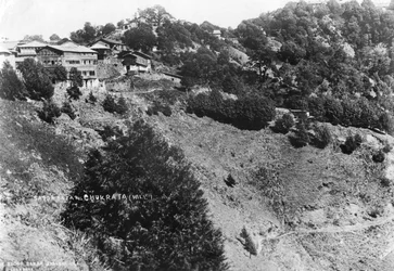 Sadar Bazar i wzgórze Kalna, Chakrata, 1917