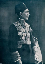 Sadek Wahba Pasza, dyplomata egipski, ok. 1933.