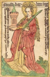 Św. Barbara, 14401460.