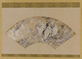 Sakyamuni, Konfucjusz i Lao-tzu pod sosną, okres Muromachi, 1392-1