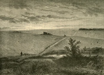 Równina Salisbury, z okolic Amesbury, 1898.